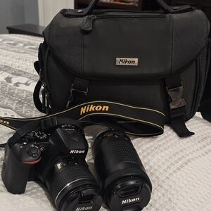 Nikon D5600 Black DSLR Camera with Lens